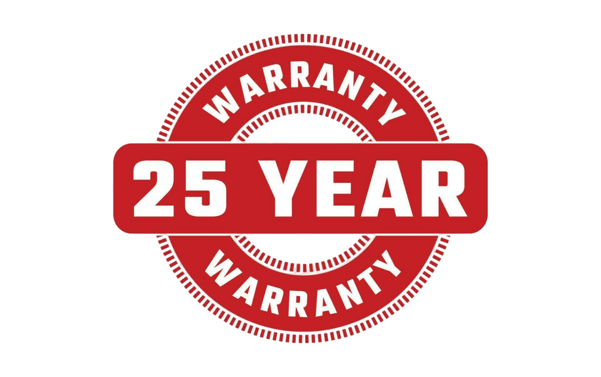25 Year Warranty Certificate